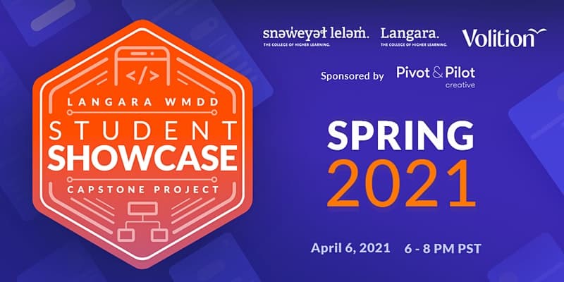 Spring 2021 Capstone Showcase Banner